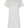 Short Sleeve Frenchie Fray Dress