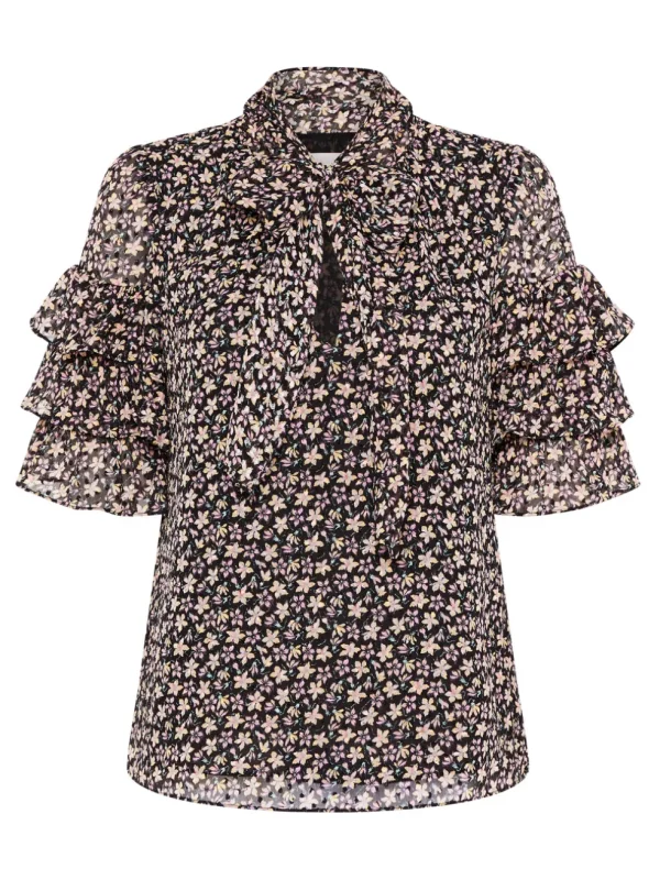 Short Sleeve Louisa Ruffle Top