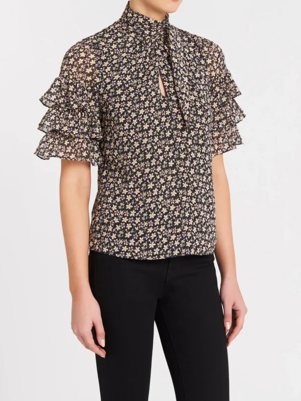 Short Sleeve Louisa Ruffle Top