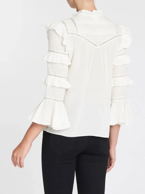 Silk And Lace Top