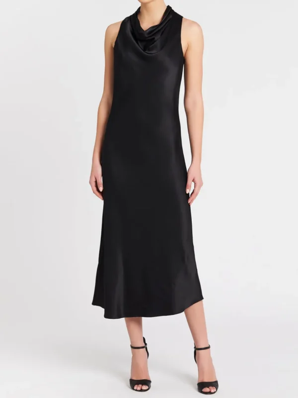 Sleeveless Cowl Dress