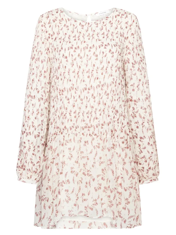 Smocked Floral Dress