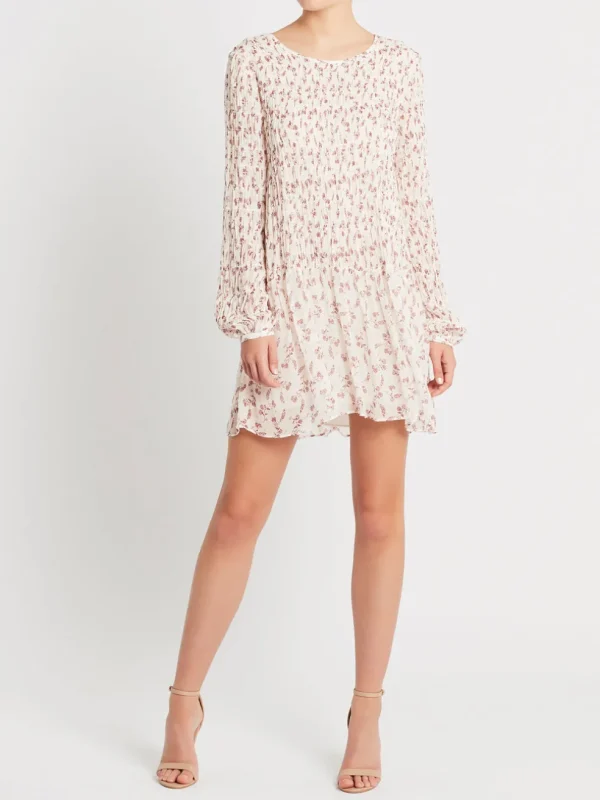 Smocked Floral Dress