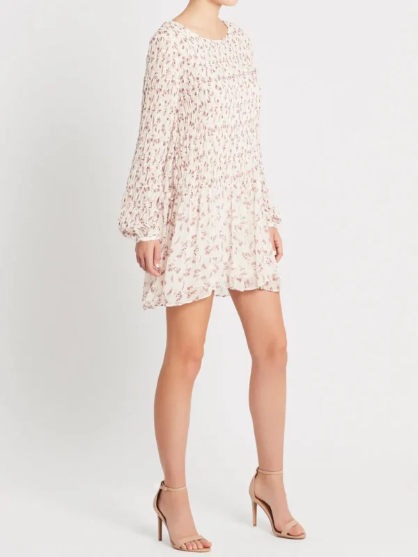 Smocked Floral Dress