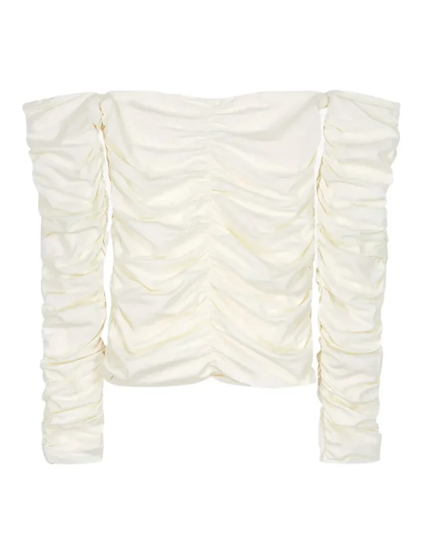 Smocked Off-Shoulder Top