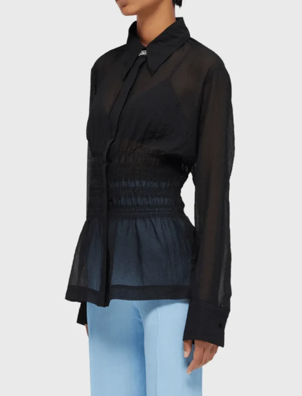 Smocked Waist Blouse