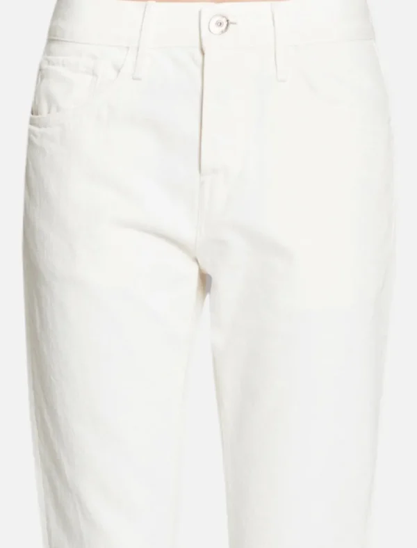 Straight Crop Fringe Jean