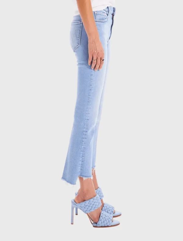 The Insider Crop Step Fray Jean