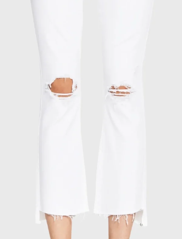 The Insider Crop Step Fray Jean