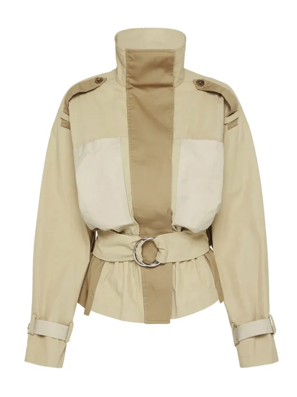 Tonal Blocked Jacket