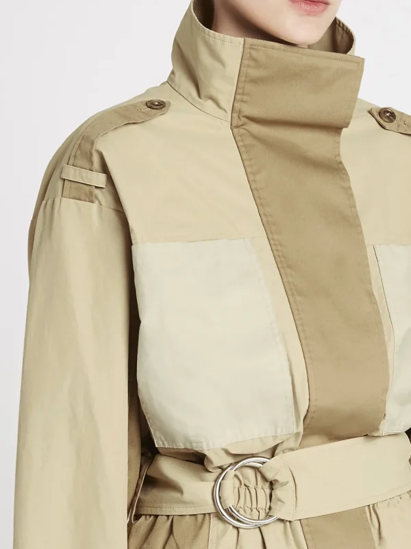 Tonal Blocked Jacket