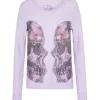 Twin Skulls Crew Neck Sweatshirt