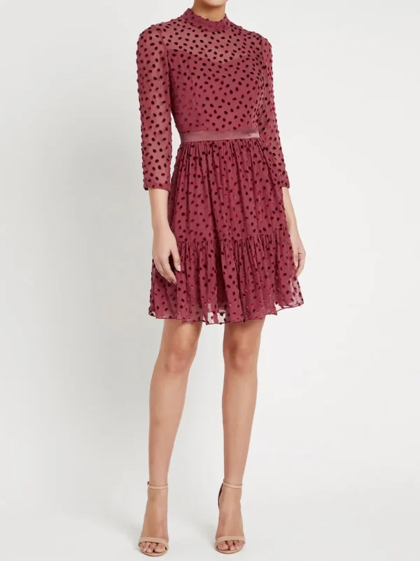 Velvet Dot Dress