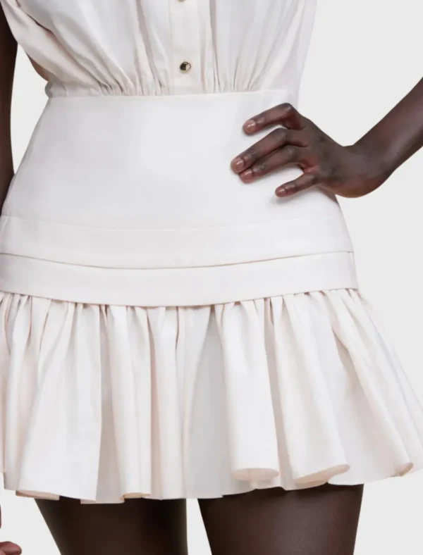 Vernon Sleeveless Mini Shirt Dress