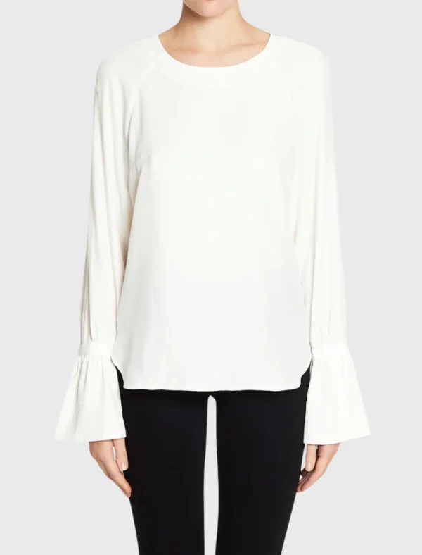 Voluminous Cuff Blouse